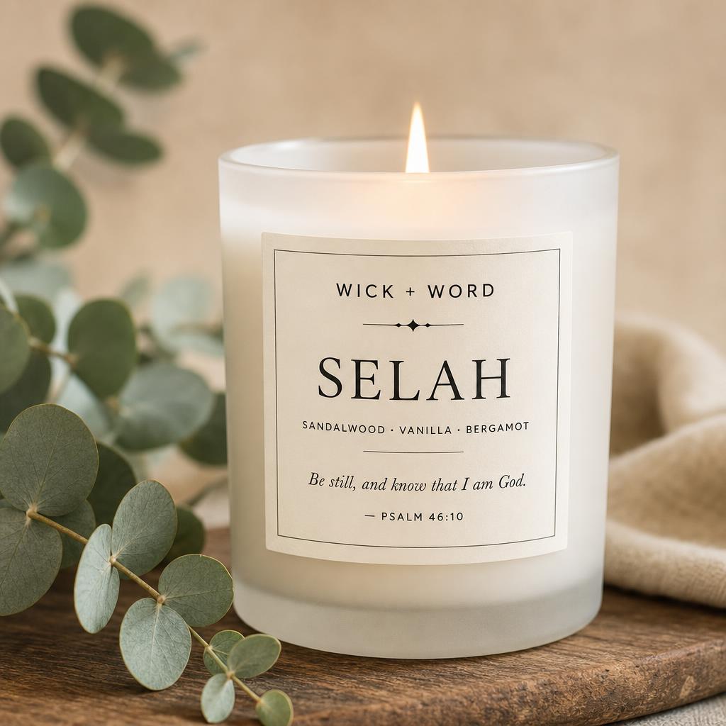 Wick + Word Candle — Selah